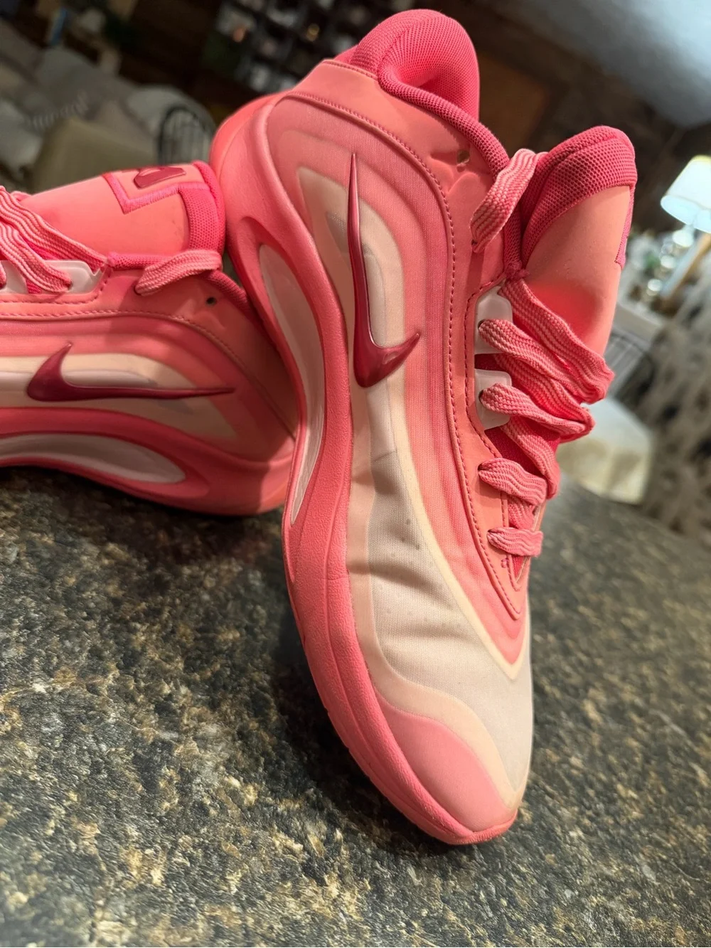 Nike Women's A'ja Wilson A'One Pink A’ura Sneakers 9.5